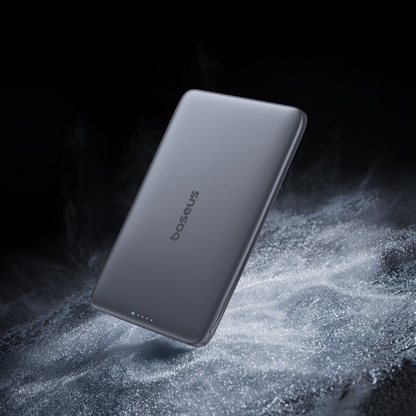 Bateria Externa Wireless Baseus PicoGo AM41, 5000mAh, 20W, PD + FQI, 1 x QI - 1 x USB-C, Preta