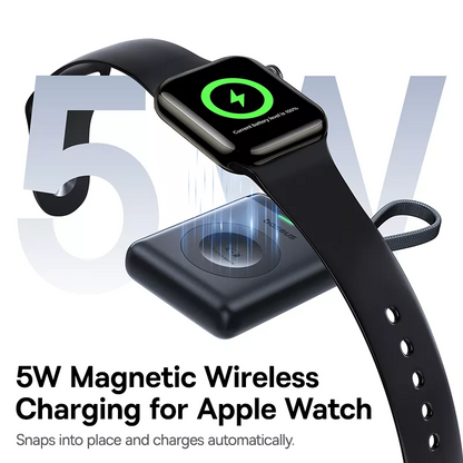 Bateria Externa Wireless Baseus EnerFill FW11 para Apple Watch Series, 1640mAh, 5W, 1 x QI, Preta E0205301