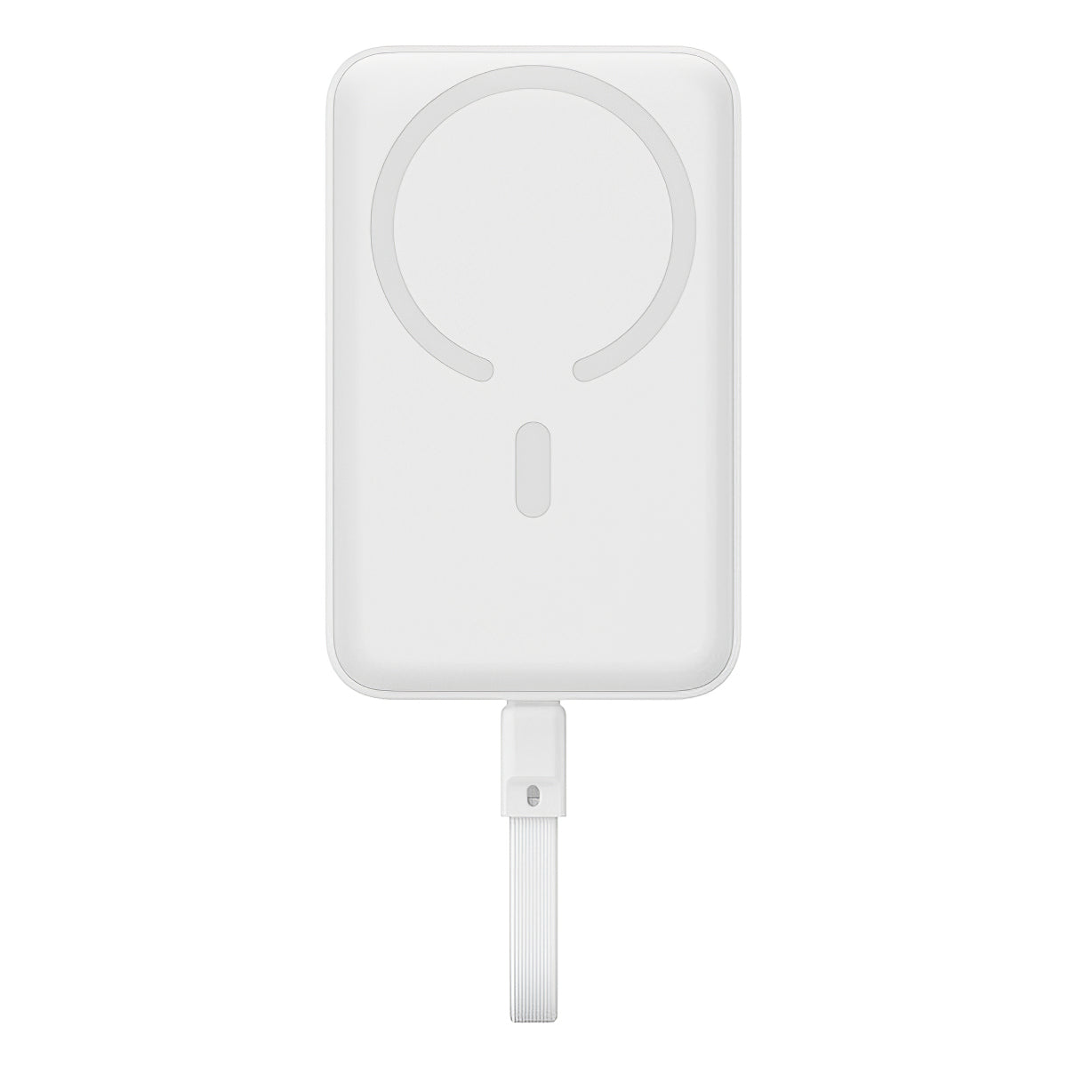 Bateria Externa Wireless Baseus Magnetic Mini, 10000mAh, 30W, PD + FQI, 1 x QI - 2 x USB-C, Branca P1002210B223-00