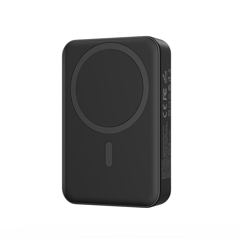 Bateria Externa Wireless BWOO BO-P59, 10000mAh, 20W, PD + FQI, 1 x QI - 1 x USB-C, Preta