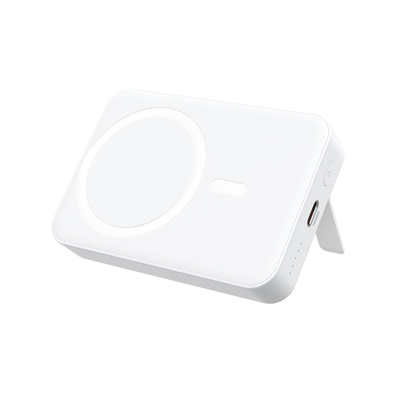 Bateria Externa Wireless BWOO BO-P59, 10000mAh, 20W, PD + QI, 1 x QI - 1 x USB-C, Branca