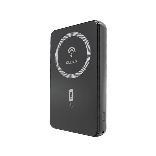 Bateria Externa Wireless Dudao K14S, 5000mAh, 20W, QC + PD + FQI, 1 x QI - 1 x USB-A - 1 x USB-C, Preta