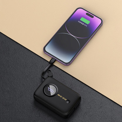 Bateria Externa Dudao K14, 10000mAh, 22.5W, QC + PD, 1 x Lightning - 1 x USB-A - 2 x USB-C, Preta