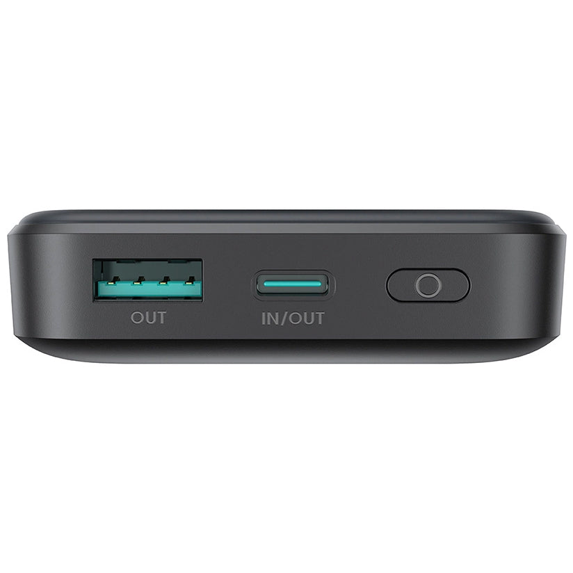 Bateria Externa Wireless Joyroom JR-W020, 10000mAh, 20W, QC + PD + FQI, 1 x QI - 1 x USB-A - 1 x USB-C, Preta