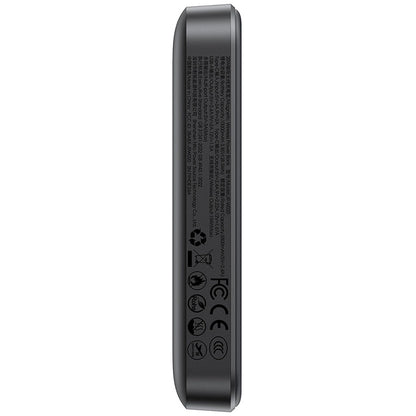 Bateria Externa Wireless Joyroom JR-W020, 10000mAh, 20W, QC + PD + FQI, 1 x QI - 1 x USB-A - 1 x USB-C, Preta