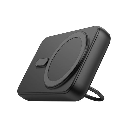 Bateria Externa Wireless Joyroom JR-W050, 10000mAh, 20W, QC + PD + FQI, 1 x QI - 1 x USB-A - 1 x USB-C, Preta