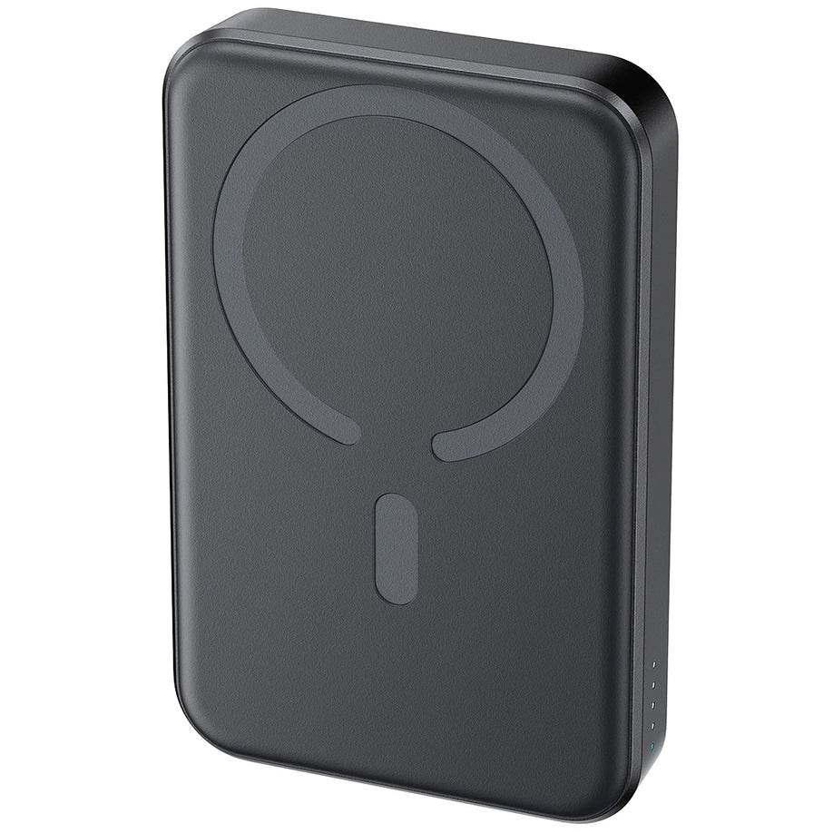 Bateria Externa Wireless Joyroom JR-W020, 10000mAh, 20W, QC + PD + FQI, 1 x QI - 1 x USB-A - 1 x USB-C, Preta
