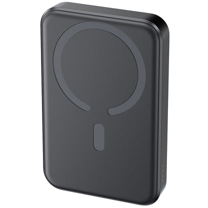 Bateria Externa Wireless Joyroom JR-W020, 10000mAh, 20W, QC + PD + FQI, 1 x QI - 1 x USB-A - 1 x USB-C, Preta