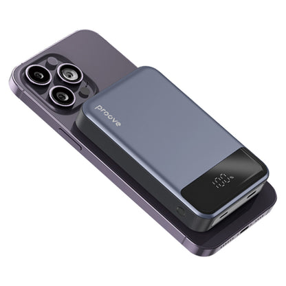 Bateria Externa Wireless Proove Hoodman, 10000mAh, 20W, PD + FQI, 1 x QI - 1 x USB-C, Cinzento PBH120010003