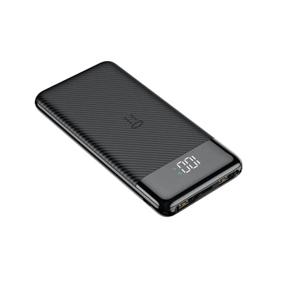 Veger L11 External Battery, 10000mAh, 2 x USB-A, Black