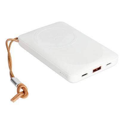 Bateria Externa Wireless Veger VP1151 / W1151, 10000mAh, 22.5W, QC + PD + FQI, 1 x QI - 1 x USB-A - 1 x USB-C, Branca
