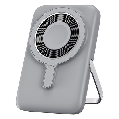 Bateria Externa Wireless WiWu Wi-P018, 10000mAh, 20W, PD + FQI, 1 x QI - 1 x USB-C, Cinzento