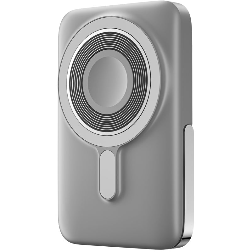 Bateria Externa Wireless WiWu Wi-P018, 10000mAh, 20W, PD + FQI, 1 x QI - 1 x USB-C, Cinzento
