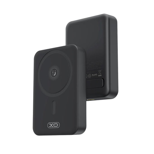 Bateria Externa Wireless XO Design PR231, 10000mAh, 20W, PD + FQI, 1 x QI - 1 x USB-C, Preta