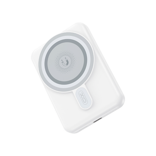 Bateria Externa Wireless XO Design PR264, 10000mAh, 20W, PD + FQI, 1 x USB-C, Branca