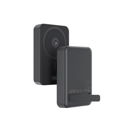 Bateria Externa Wireless XO Design PR231, 10000mAh, 20W, PD + FQI, 1 x QI - 1 x USB-C, Preta, Recondicionada