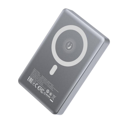 Bateria Externa Wireless XO Design PR294, 10000mAh, 20W, PD + FQI, 1 x QI - 1 x USB-C, Cinzento