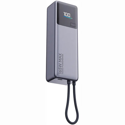 Xiaomi External Battery, 10000mAh, 165W, PD, 2 x USB-C, Gray PB1165MI