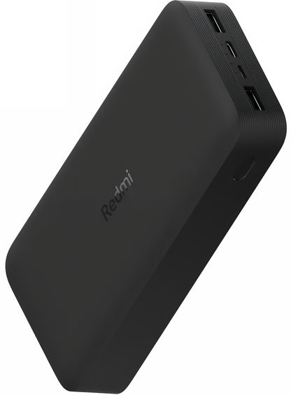 Bateria Externa Xiaomi, 20000mAh, 18W, QC, 2 x USB-A, Preta PB200LZM