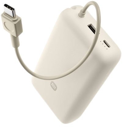 Bateria Externa Xiaomi, 20000mAh, 33W, QC + PD, 1 x USB-A - 2 x USB-C, Bege BHR8851GL