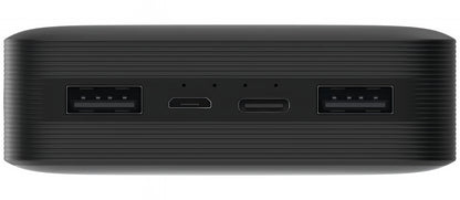 Bateria Externa Xiaomi, 20000mAh, 18W, QC, 2 x USB-A, Preta PB200LZM