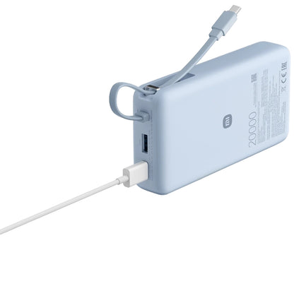 Bateria Externa Xiaomi, 20000mAh, 67W, QC + PD, 1 x USB-A - 2 x USB-C, Azul BHR08O8GL