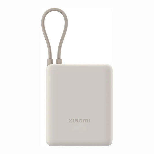 Bateria Externa Xiaomi PB1033MI, 10000mAh, 33W, QC + PD, 1 x USB-A - 2 x USB-C, Bege BHR9333GL