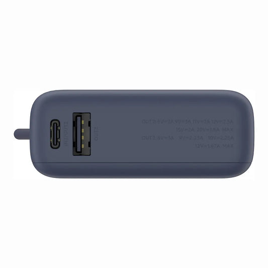 Bateria Externa Xiaomi PB1033MI, 10000mAh, 33W, QC + PD, 1 x USB-A - 2 x USB-C, Azul-marinho BHR9341GL
