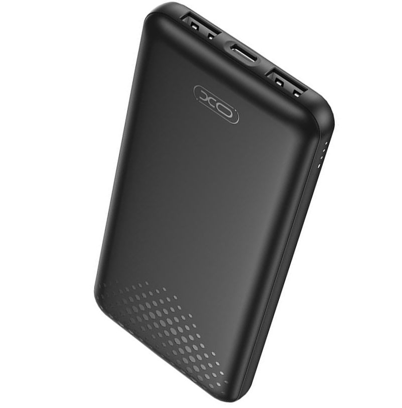 Bateria Externa XO Design PB312, 10000mAh, 10W, 2 x USB-A, Preta