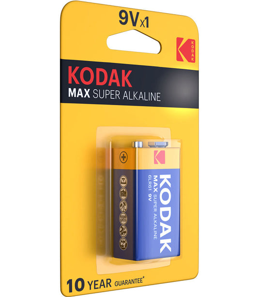 Bateria Kodak Max Super, 6LR61 (9V)