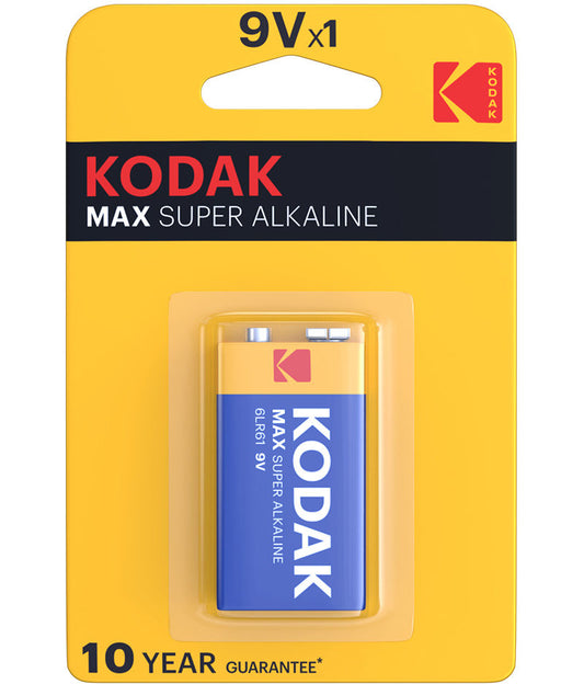 Bateria Kodak Max Alkalina, 6LR61 (9V)