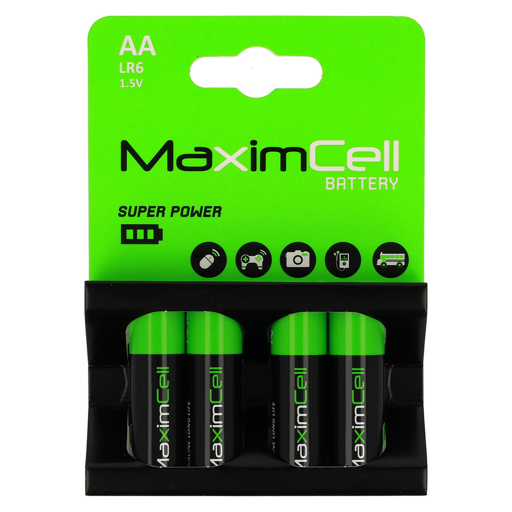 Bateria MaximCell Super Power, AA / LR6, Conjunto de 4 unidades