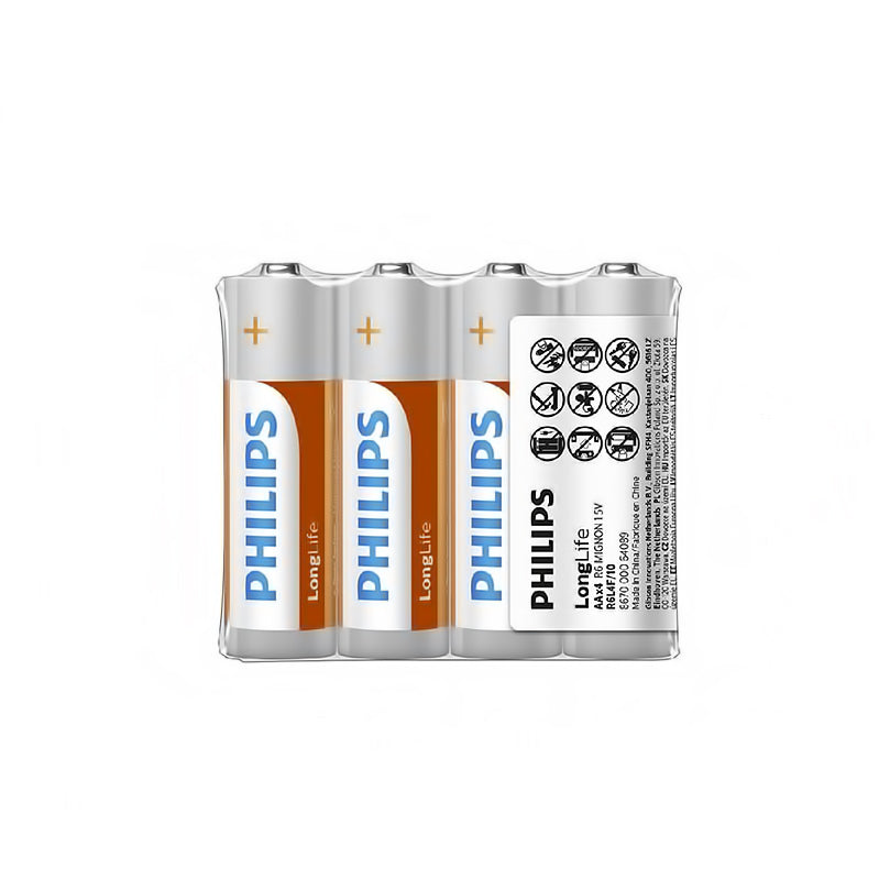 Philips Longlife Battery, AA / LR6, Set of 4 pieces Phil-R6L4F/10