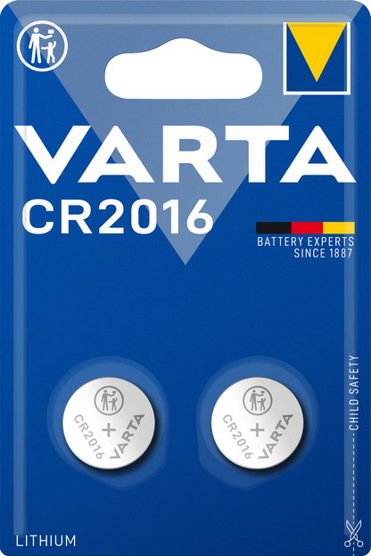 Pilhas Varta, CR2016, Conjunto 2 peças