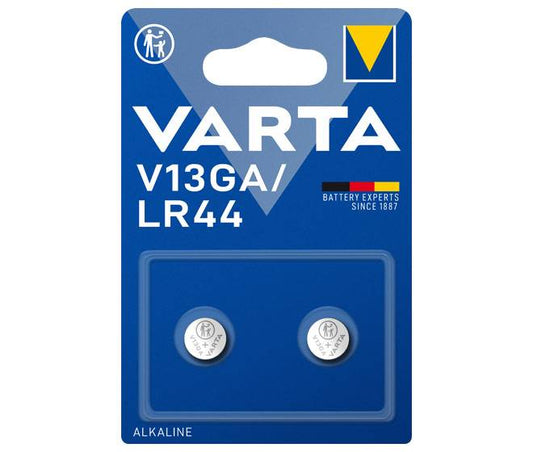 Pilhas Varta, V13GA / LR44, Conjunto 2 peças