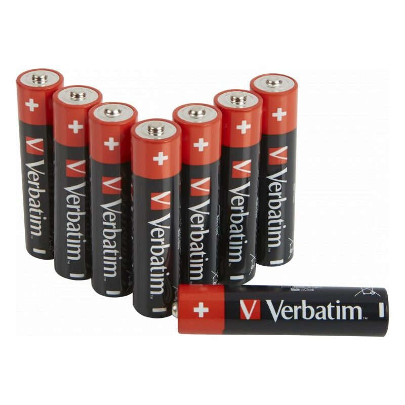 Bateria Verbatim Premium, AAA / LR3, Conjunto de 8 unidades 49502