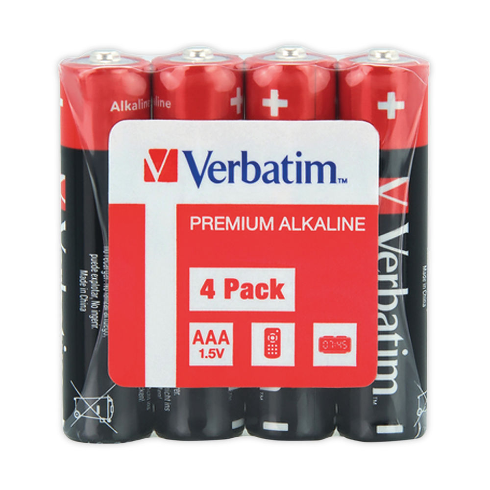 Bateria Verbatim Premium, AAA / LR3, Conjunto de 4 unidades 49500