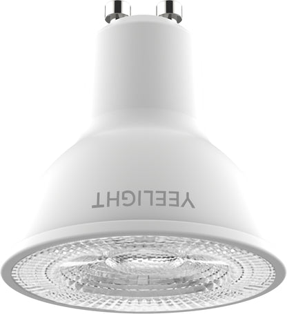 Yeelight W1 Lâmpada LED, Wi-Fi, GU10, 4.8W, 2700K, 350lm, Conjunto de 4 peças, Branco YLDP004 