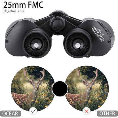 Binóculo Techsuit BN3, 20x, 50mm, Preto