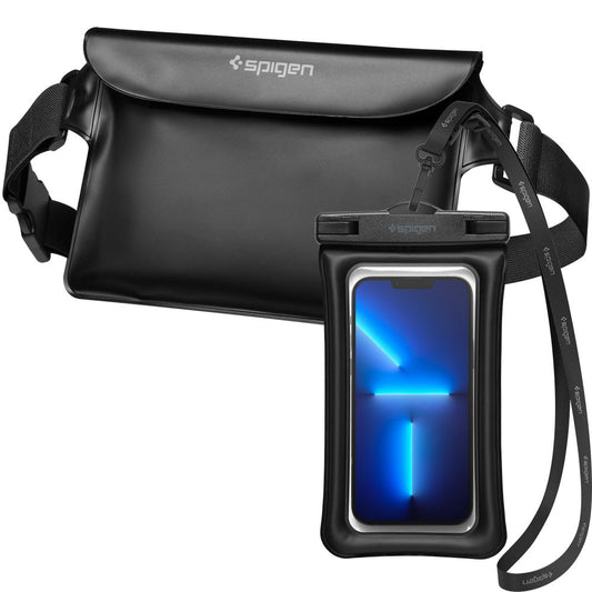 Mala e Capa Impermeável Universal Spigen A621, Preta AMP04533