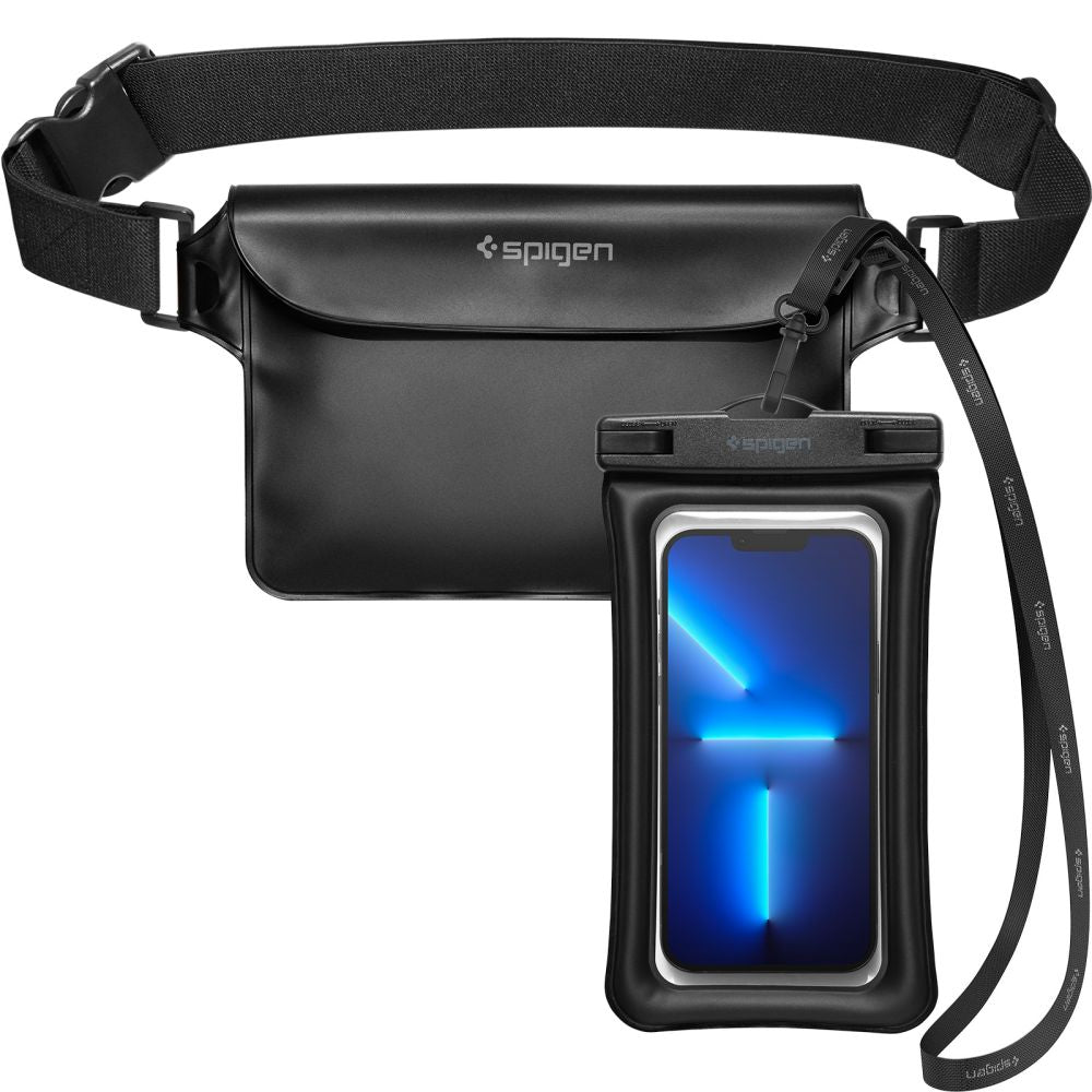 Mala e Capa Impermeável Universal Spigen A621, Preta AMP04533
