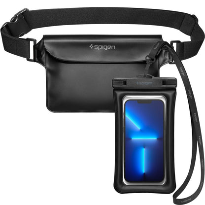 Mala e Capa Impermeável Universal Spigen A621, Preta AMP04533