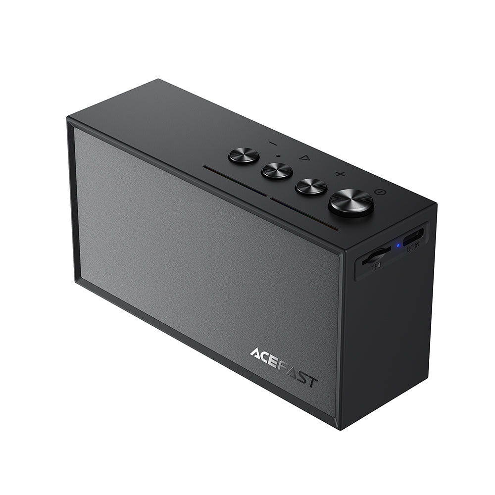 Coluna Bluetooth Acefast K9 Go, 7W, TWS, RGB, à prova de água, Preta