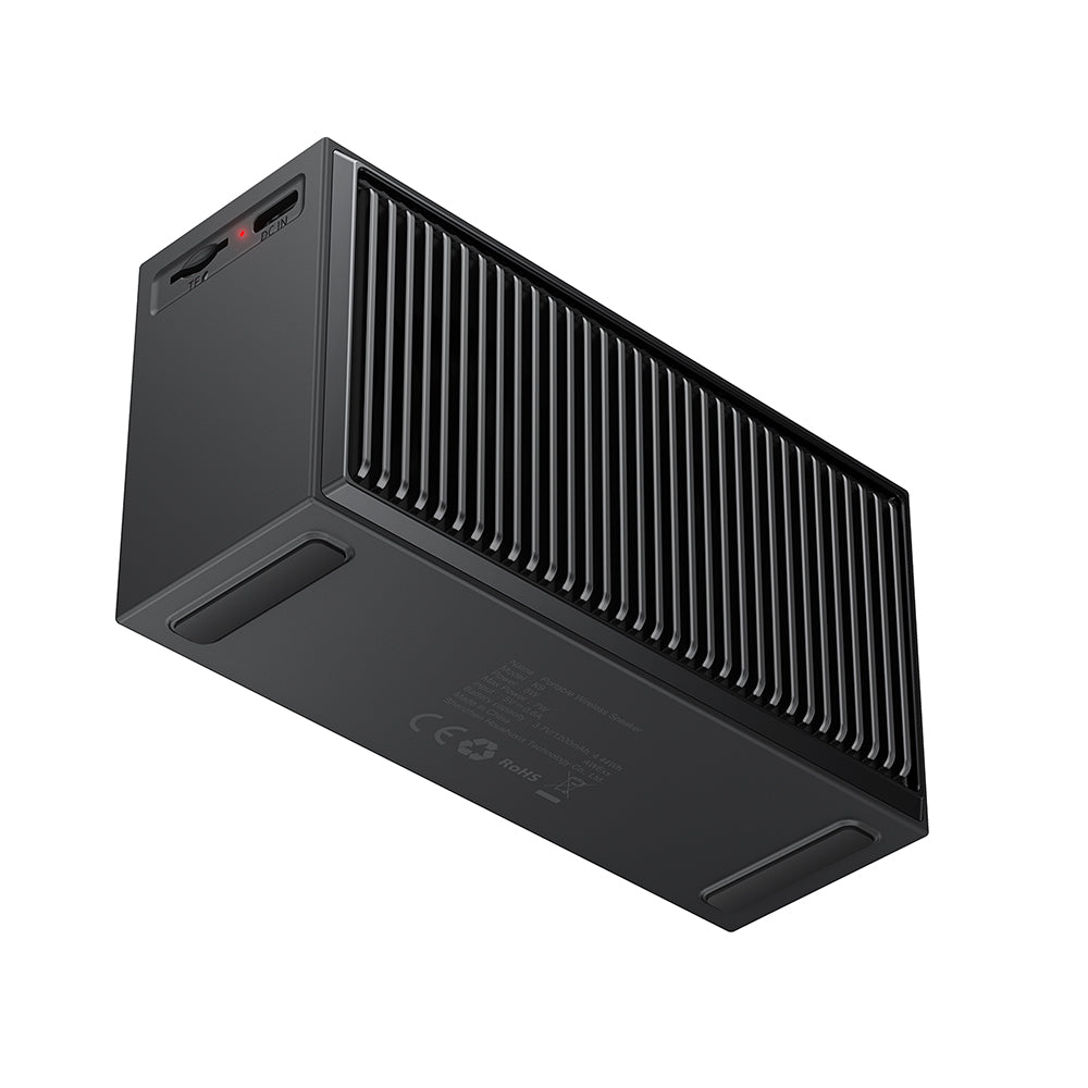 Coluna Bluetooth Acefast K9 Go, 7W, TWS, RGB, à prova de água, Preta