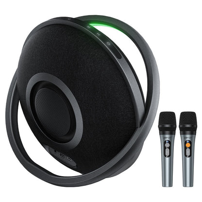 Coluna Bluetooth Acefast Karaoke K5 Max, 350W, TWS, RGB, à prova de água, Preta