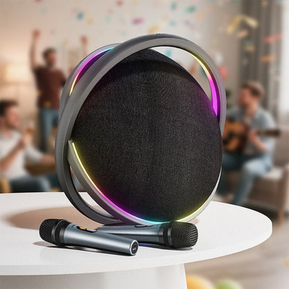 Coluna Bluetooth Acefast Karaoke K5 Max, 350W, TWS, RGB, à prova de água, Preta