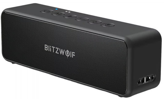 Coluna Bluetooth BlitzWolf BW-WA4, 30W, TWS, à prova de água, Preta