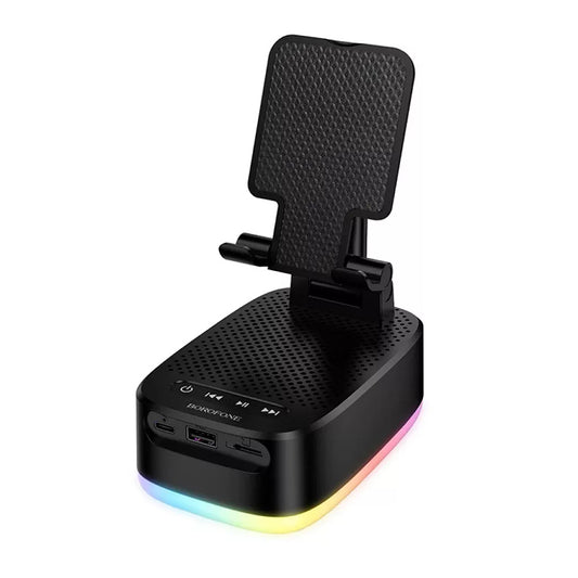 Coluna Bluetooth Borofone BR200 Marea 2em1, 5W, TWS, RGB, Preta