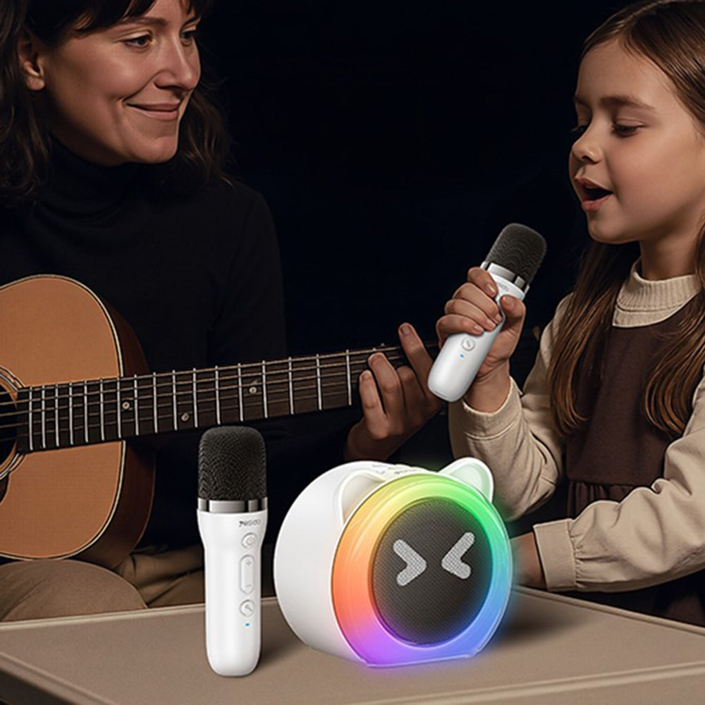 Coluna Bluetooth Yesido YSW36 Kids, 5W, Karaoke, Branca