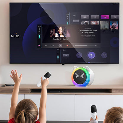 Coluna Bluetooth Yesido YSW36 Kids, 5W, Karaoke, Branca